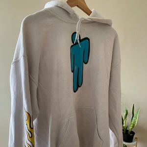 White Billie Eilish Tour Hoodie